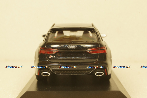Audi RS6 Avant 2019, black metallic, 410018015, Minichamps 1:43