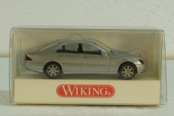 Mercedes S500 W220, silver, 1590124, Wiking 1:87