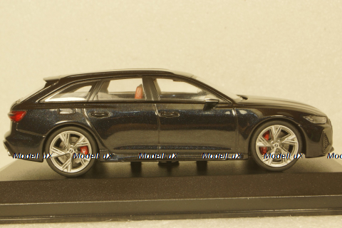Audi RS6 Avant 2019, black metallic, 410018015, Minichamps 1:43