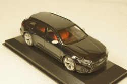 Audi RS6 Avant 2019, black metallic, 410018015, Minichamps 1:43