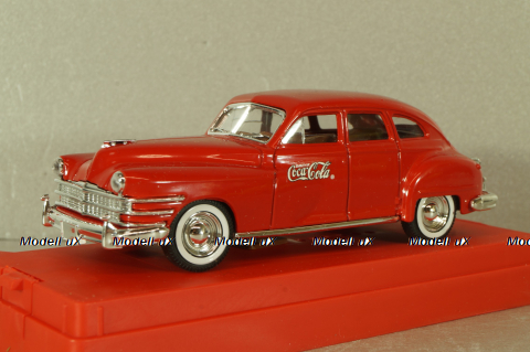 Chrysler Windsor Coco-Cola 1946, red, 9604, Solido 1:43