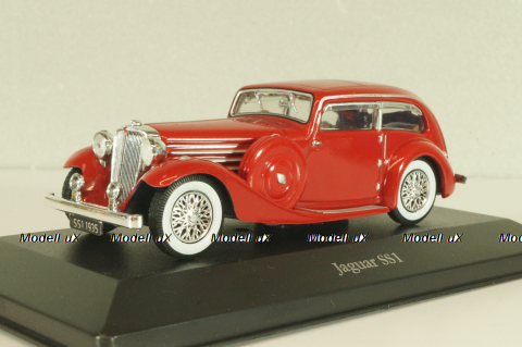 Jaguar SS1 Airline Coupe 1935, red, 4641105, Atlas 1:43