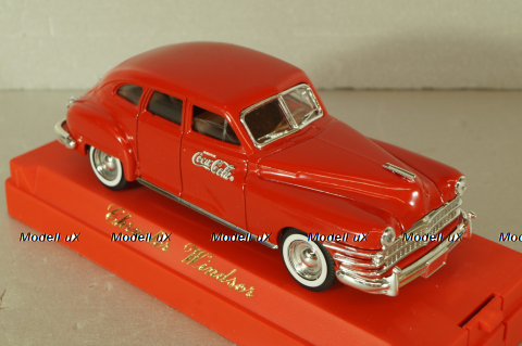 Chrysler Windsor Coco-Cola 1946, red, 9604, Solido 1:43