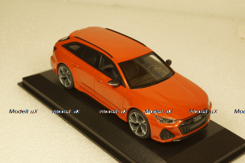 Audi RS6 Avant 2019, orange metallic, 410018014, Minichamps 1:43