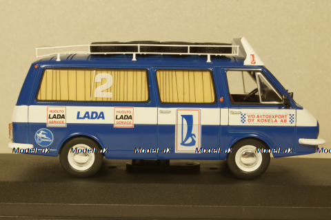 РАФ 2203 Talbot Sport, Rally Service 1000 Lakes, Assistance with roof rack and wheels, 1984, RAC373X, IXO 1:43