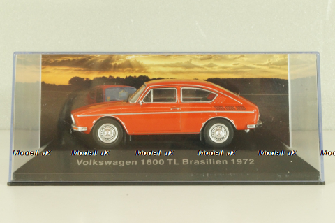 Volkswagen 1600 TL Brasilien 1972, red, Volkswagen Offizielle Modell-Sammlung, Altaya #12 1:43