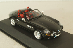 BMW Z8 Cabriolet (open) 1999, black, 431028730, Minichamps 1:43 Уценка!