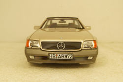 Mercedes 500SL 1989, smoke silver metallic, 183719, Norev 1:18