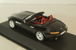 BMW Z8 Cabriolet (open) 1999, black, 431028730, Minichamps 1:43 Уценка!