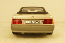 Mercedes 500SL 1989, smoke silver metallic, 183719, Norev 1:18
