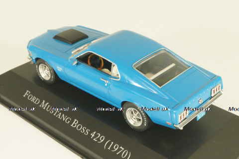Ford Mustang Boss 429 1970, blue, DAM020, American cars, Altaya 1:43