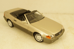 Mercedes 500SL 1989, smoke silver metallic, 183719, Norev 1:18