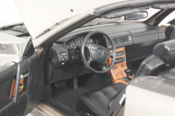 Mercedes 500SL 1989, smoke silver metallic, 183719, Norev 1:18