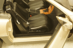 Mercedes 500SL 1989, smoke silver metallic, 183719, Norev 1:18