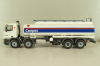 Pegaso Troner 1437, fuel tanker "Campsa" 1991, white with blue line, Camiones Espanoles, №1, Salvat 1:43