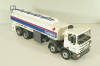 Pegaso Troner 1437, fuel tanker "Campsa" 1991, white with blue line, Camiones Espanoles, №1, Salvat 1:43