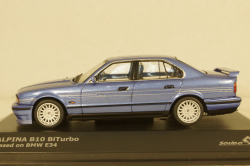 BMW 5-series Alpina B10 BiTurbo (E34), Blue,1994, SL4310401, Solido 1:43