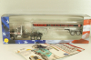 Freightliner FLC 120 64T truck with Semitrailer Texaco 1977, silver/ black, American trucks, Spain, #72, Altaya 1:43