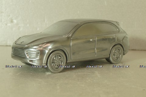 Porsche Cayenne (958) Turbo, silver, Porsche Dealer 1:43