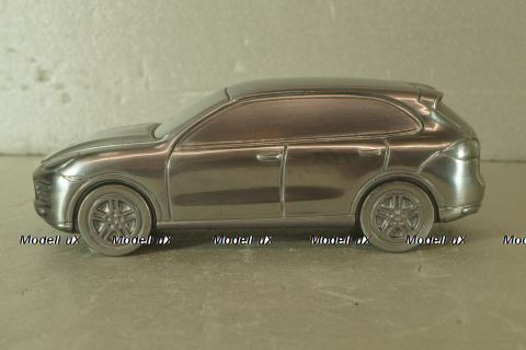 Porsche Cayenne (958) Turbo, silver, Porsche Dealer 1:43