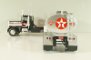 Freightliner FLC 120 64T truck with Semitrailer Texaco 1977, silver/ black, American trucks, Spain, #72, Altaya 1:43
