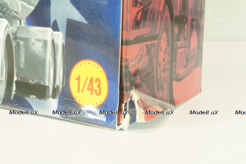 Peterbilt 281 truck with Semitrailer "SUNOCO" 1962, blue, American trucks, Spain, #91, Altaya 1:43