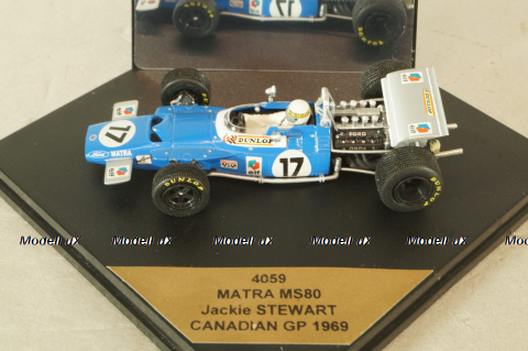 Matra MS80 Jackie Stewart, Canadian GP 1969, 4059, Quartzo 1:43