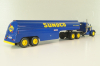 Peterbilt 281 truck with Semitrailer "SUNOCO" 1962, blue, American trucks, Spain, #91, Altaya 1:43