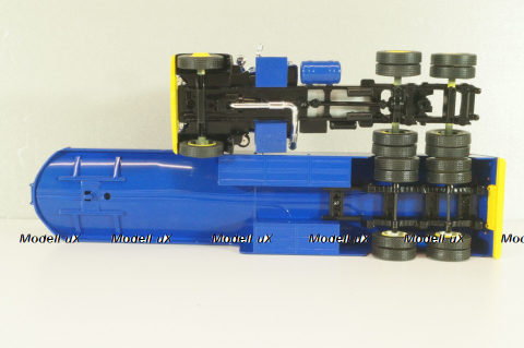 Peterbilt 281 truck with Semitrailer "SUNOCO" 1962, blue, American trucks, Spain, #91, Altaya 1:43