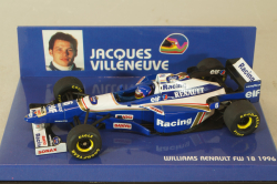 Williams Renault FW 18, J.Villeneuve 1996, 430960006, Minichamps 1:43