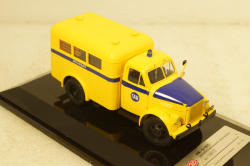 Газ-51 "АМ-3" 1975г. - кабина ГАЗ-51А в раскраске по новому ГОСТу,105117, DiP Models, 1:43