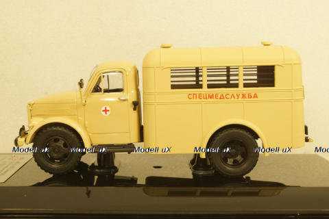 Газ-51 "АМ-3" - 1970г (СпецМедСлужба г. Ленинград) Лимитированная, 105118, DiP Models 1:43