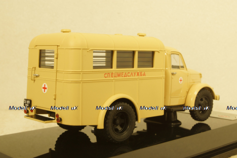 Газ-51 "АМ-3" - 1970г (СпецМедСлужба г. Ленинград) Лимитированная, 105118, DiP Models 1:43