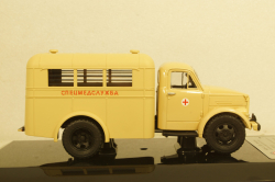 Газ-51 "АМ-3" - 1970г (СпецМедСлужба г. Ленинград) Лимитированная, 105118, DiP Models 1:43