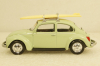 Volkswagen Beetle Coccinelle 1973 with surfing board, 430401-3, Norev 1:43