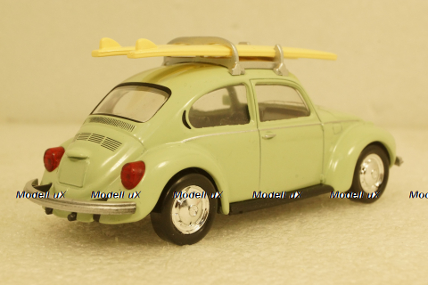 Volkswagen Beetle Coccinelle 1973 with surfing board, 430401-3, Norev 1:43