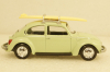 Volkswagen Beetle Coccinelle 1973 with surfing board, 430401-3, Norev 1:43