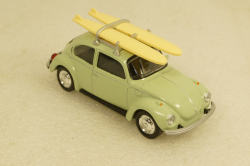 Volkswagen Beetle Coccinelle 1973 with surfing board, 430401-3, Norev 1:43