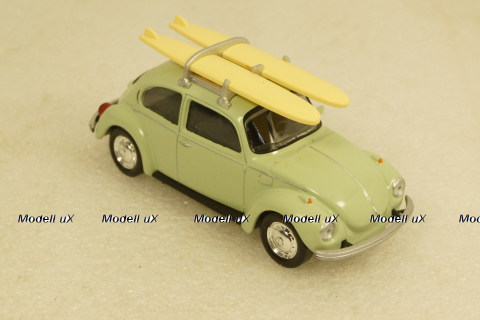 Volkswagen Beetle Coccinelle 1973 with surfing board, 430401-3, Norev 1:43