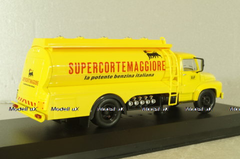Fiat C 40 N fuel tanker AGIP 1958, yelliw, Altaya 1:43