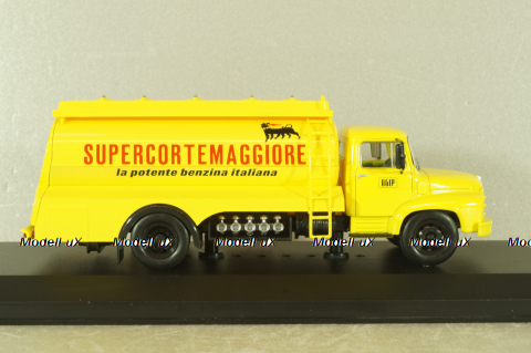 Fiat C 40 N fuel tanker AGIP 1958, yelliw, Altaya 1:43
