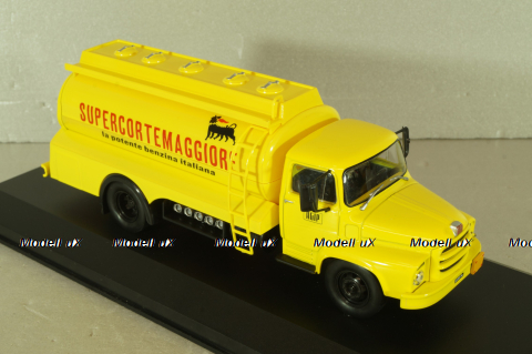 Fiat C 40 N fuel tanker AGIP 1958, yelliw, Altaya 1:43