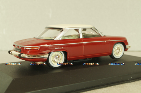 Panhard 24 BT 1964, red, WB112, WhiteBox 1:43