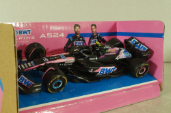 BWT Alpine A524 F1 team P.Gasly, Formula 1, BU38219-G, Burago 1:43