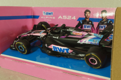 BWT Alpine A524 F1 team E.Ocon, Formula 1, BU38219-O, Burago 1:43