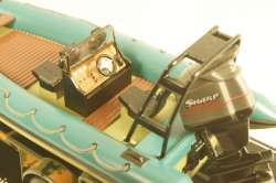 Mercedes ML320 W163 1998 with powerboat Ukraine Territorial Defense Forces (Mykolaiv 2022), TruckTyr 1:43