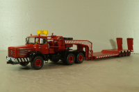 Berliet TB 015 M3 6X4 vith semi-trailer 1960, red, TTR033.23, IXO 1:43