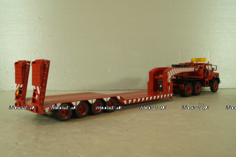 Berliet TB 015 M3 6X4 vith semi-trailer 1960, red, TTR033.23, IXO 1:43