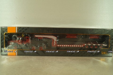 Berliet TB 015 M3 6X4 vith semi-trailer 1960, red, TTR033.23, IXO 1:43