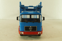 MAN Autotransporter with trailer 1970, blue, TTRX034, IXO 1:43 
